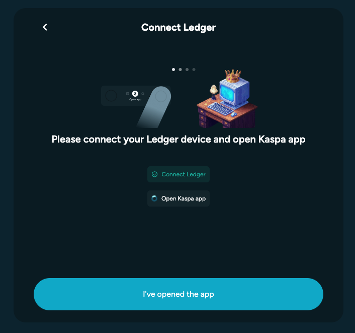 Screenshot of Kastle Connected Ledger Page